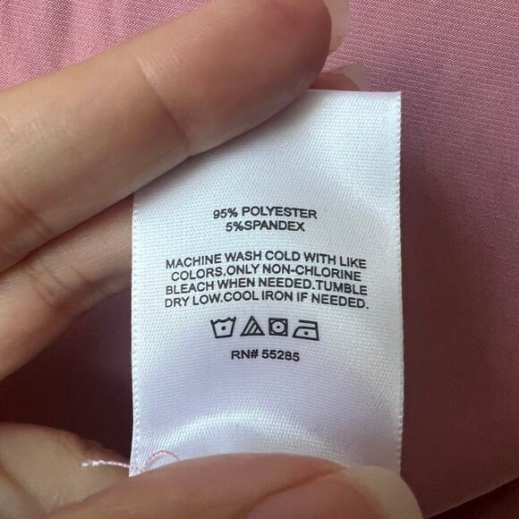 NWT Express Light Pink Body Contour Ruched Midi Dress Size S - Picture 6 of 6